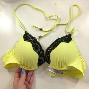 Pink super push up swimwear bikini top